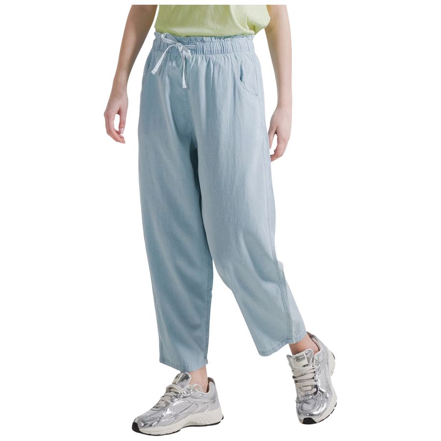 Pantaloni balloon in denim lyocell blu da donna Deha | D4257657720
